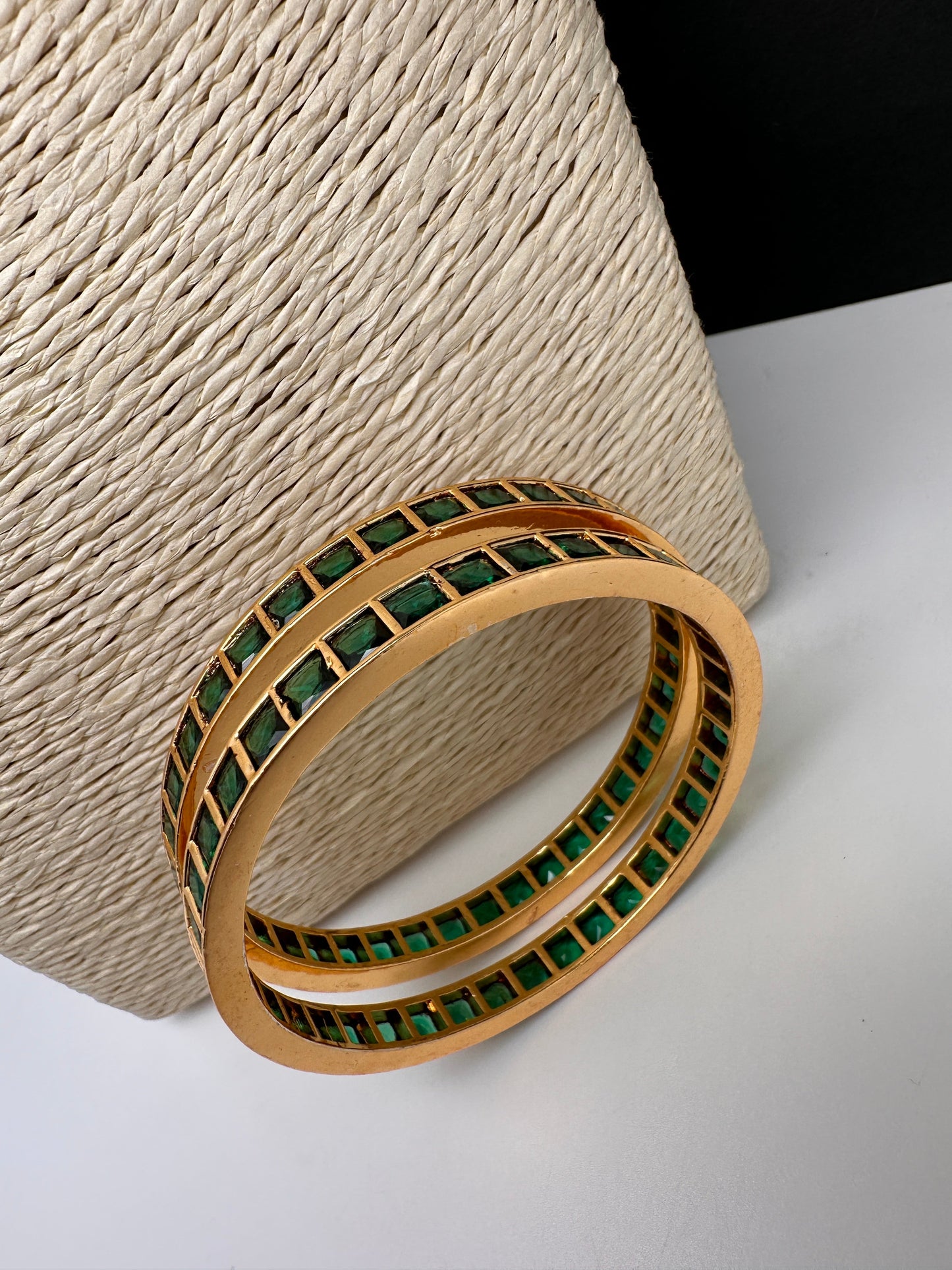 Green Elegant Bangles