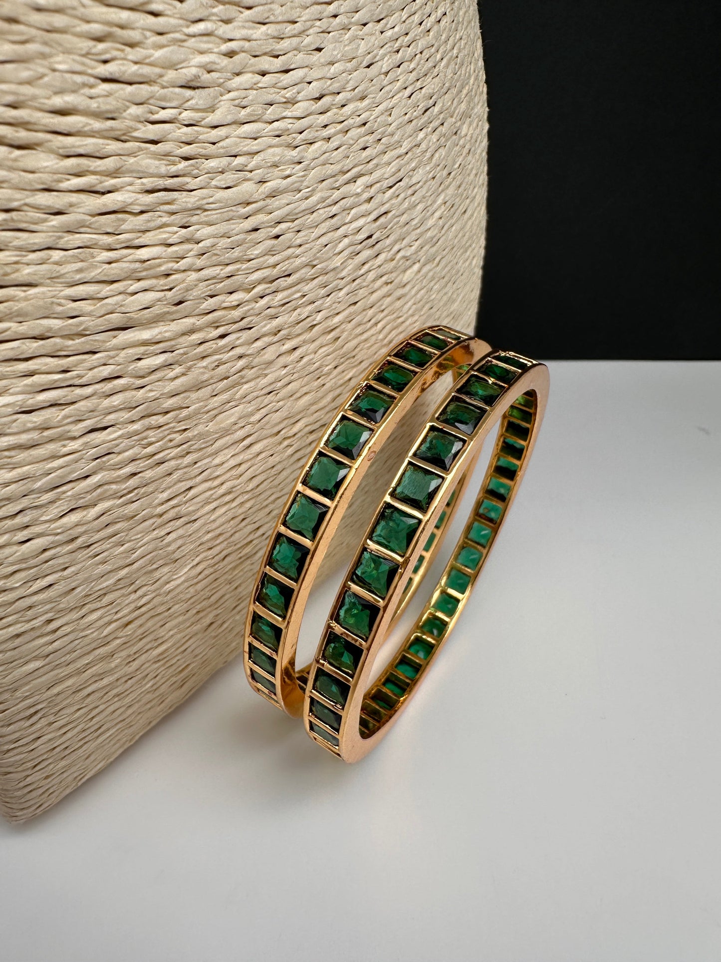 Green Elegant Bangles