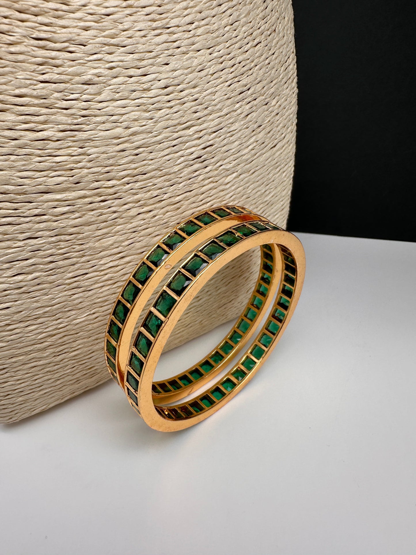 Green Elegant Bangles