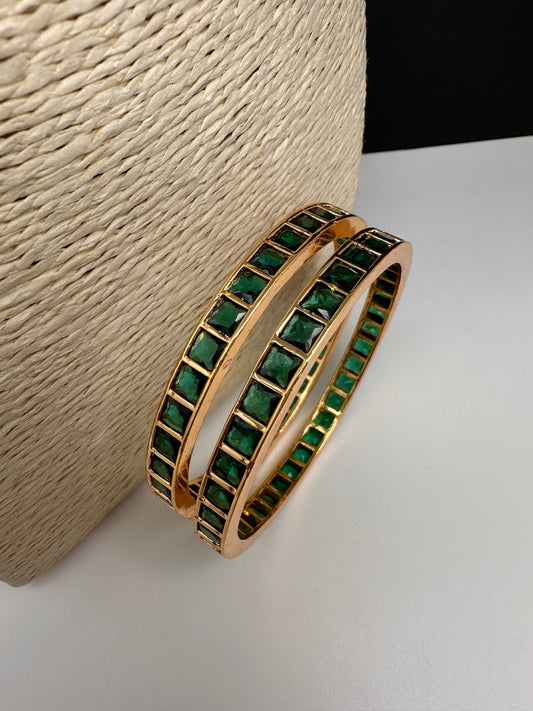 Green Elegant Bangles
