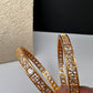 Clear Stones Elegant Bangles