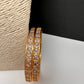 Clear Stones Elegant Bangles