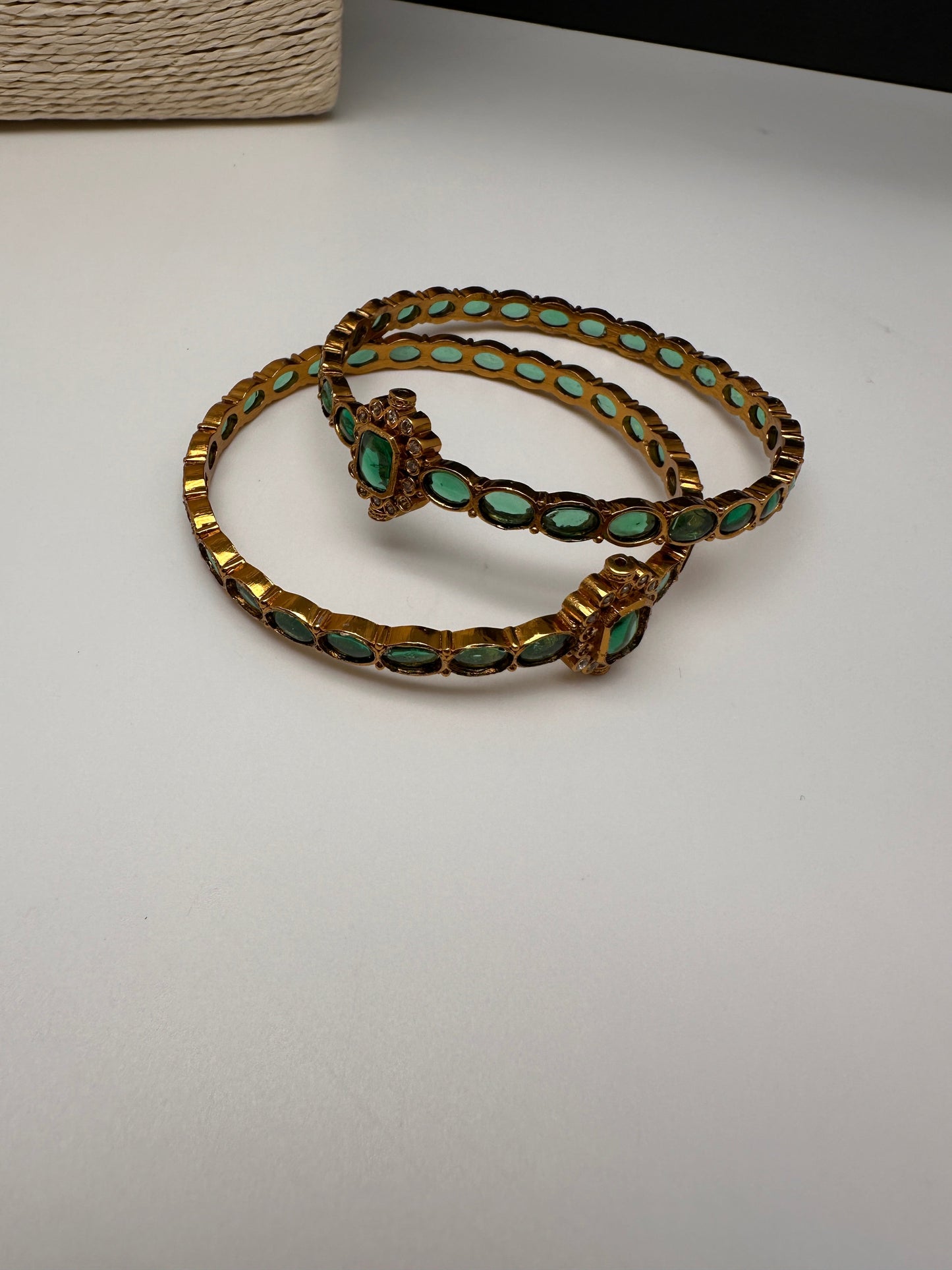 Matte Red Sleek Kempu Traditional Bangles