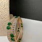 Emerald CZ Bangles