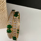Emerald CZ Bangles