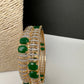 Emerald CZ Bangles