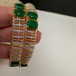 Emerald CZ Bangles