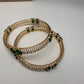 Emerald CZ Bangles