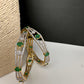 Emerald Green CZ Bangles