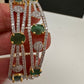 Emerald Green CZ Bangles