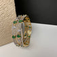 Emerald Green CZ Bangles