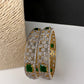 Emerald Green CZ Bangles