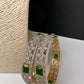 Emerald Green CZ Bangles