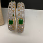 Emerald Green CZ Bangles