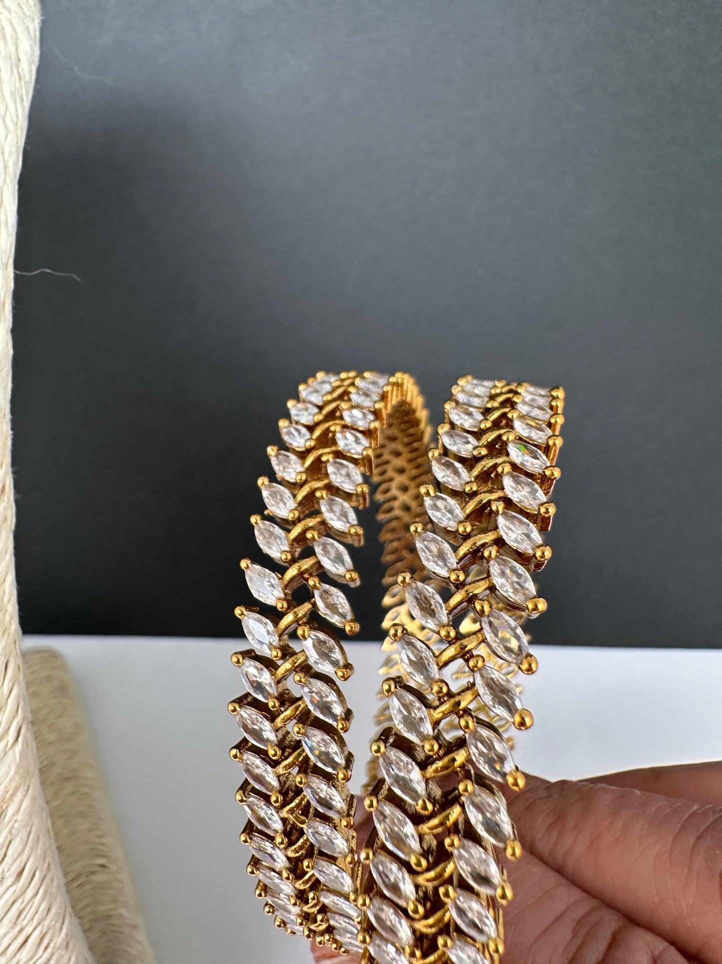 Matte CZ Bangles
