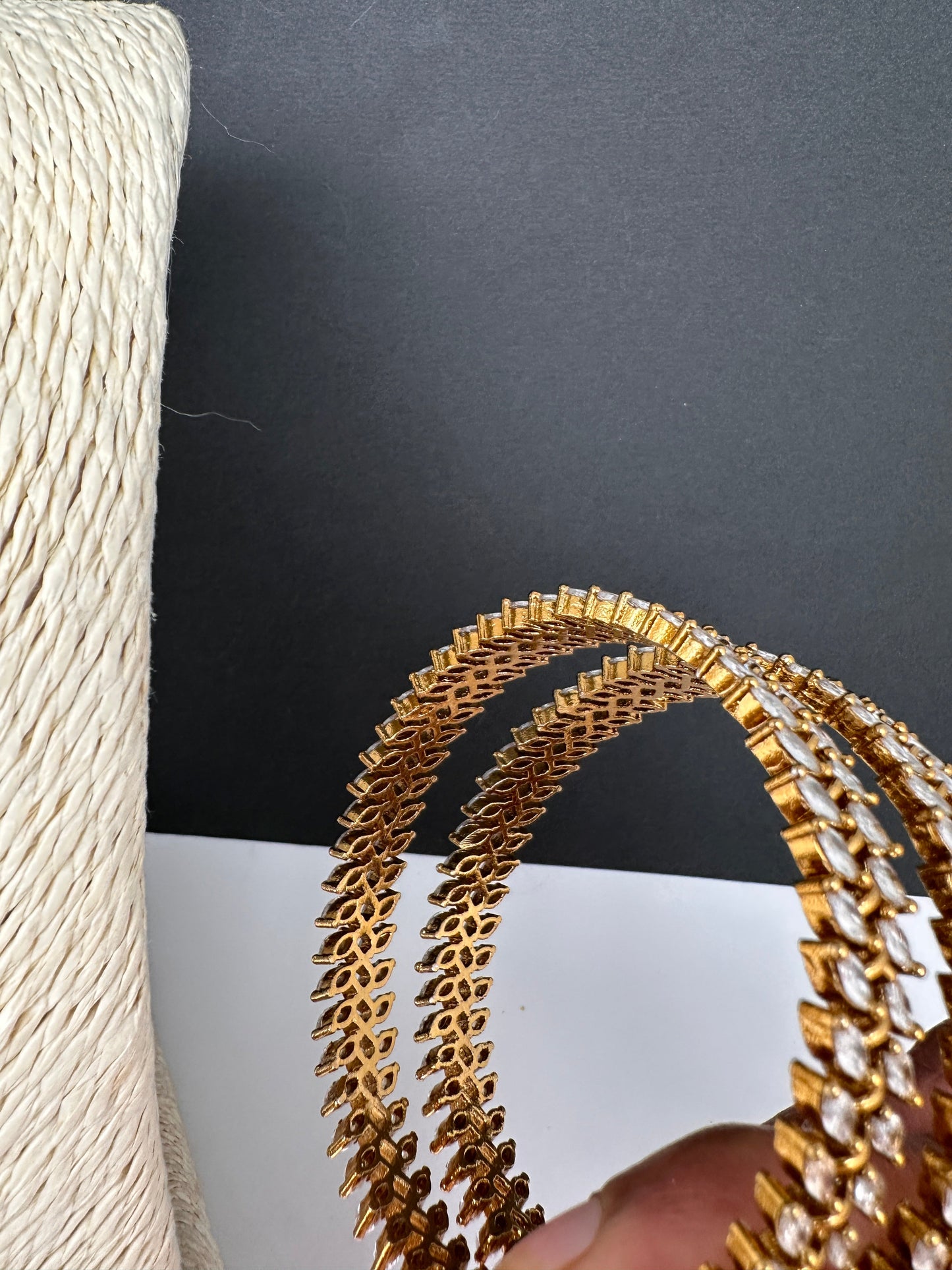 Matte CZ Bangles