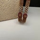 Matte CZ Goddess Lakshmi Bangles