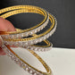 AD Clear Stones Bangles