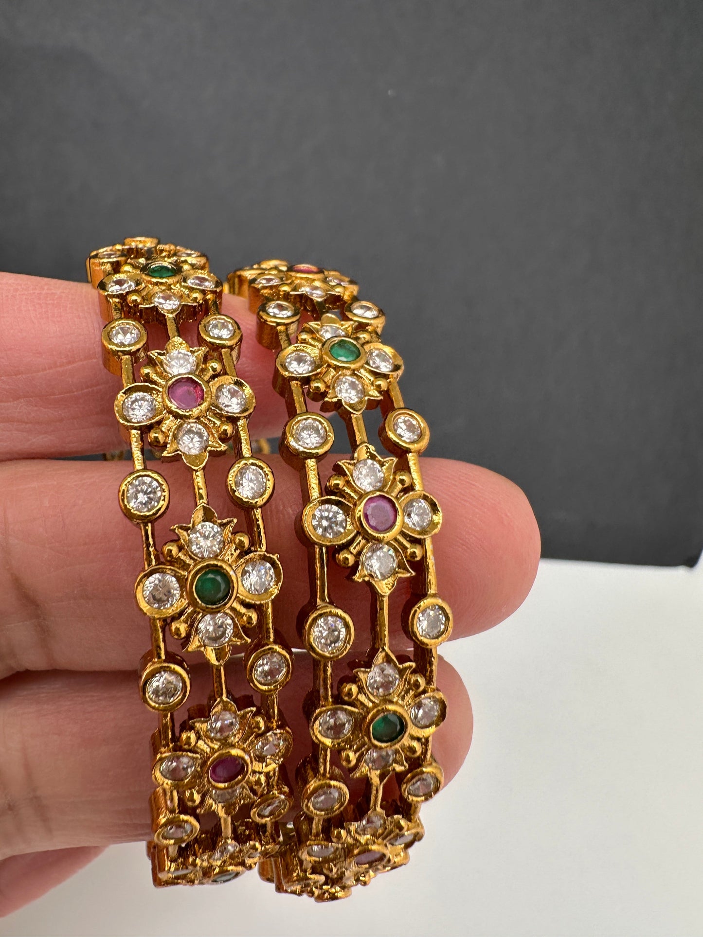 Matte CZ  Bangles