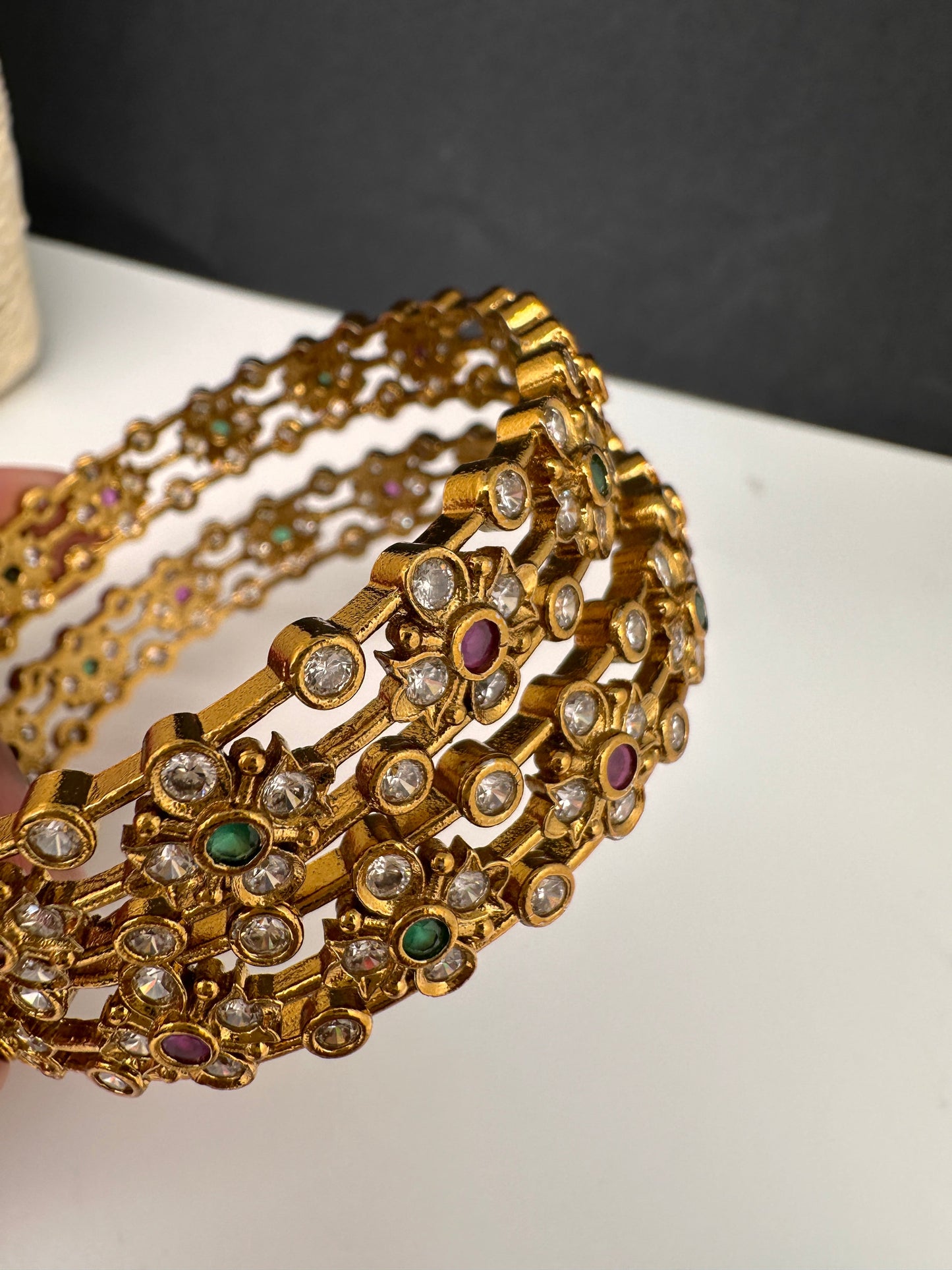 Matte CZ  Bangles