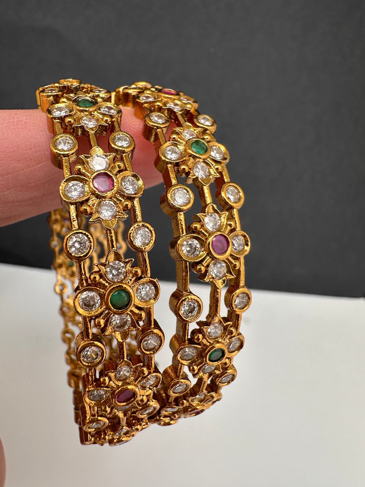 Matte CZ  Bangles