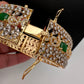 Emerald Green CZ Openable Bangles