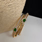 Emerald CZ Bangles