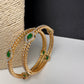 Emerald CZ Bangles