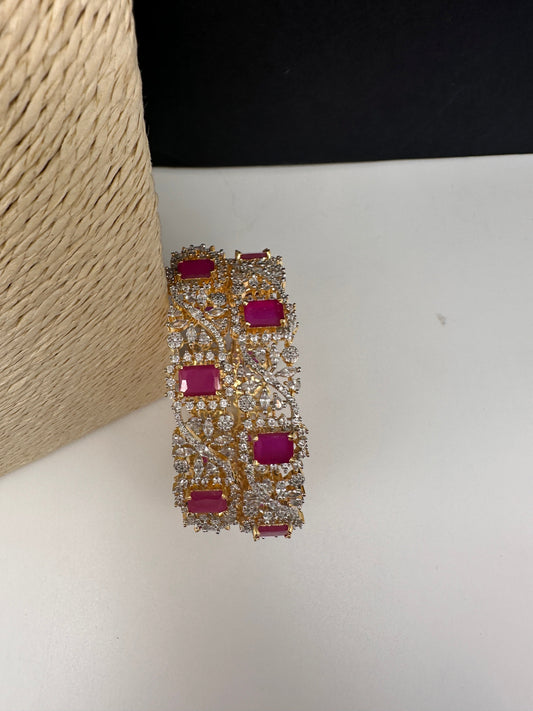 Ruby AD Kada Bangle