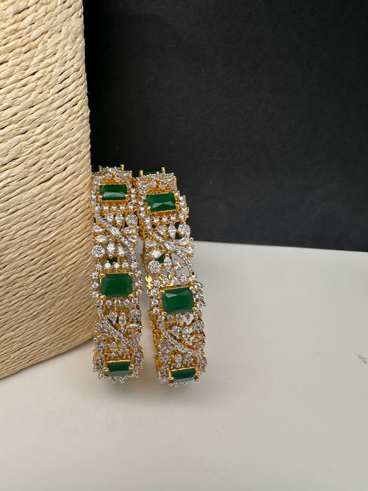 Emerald AD Kada Bangle