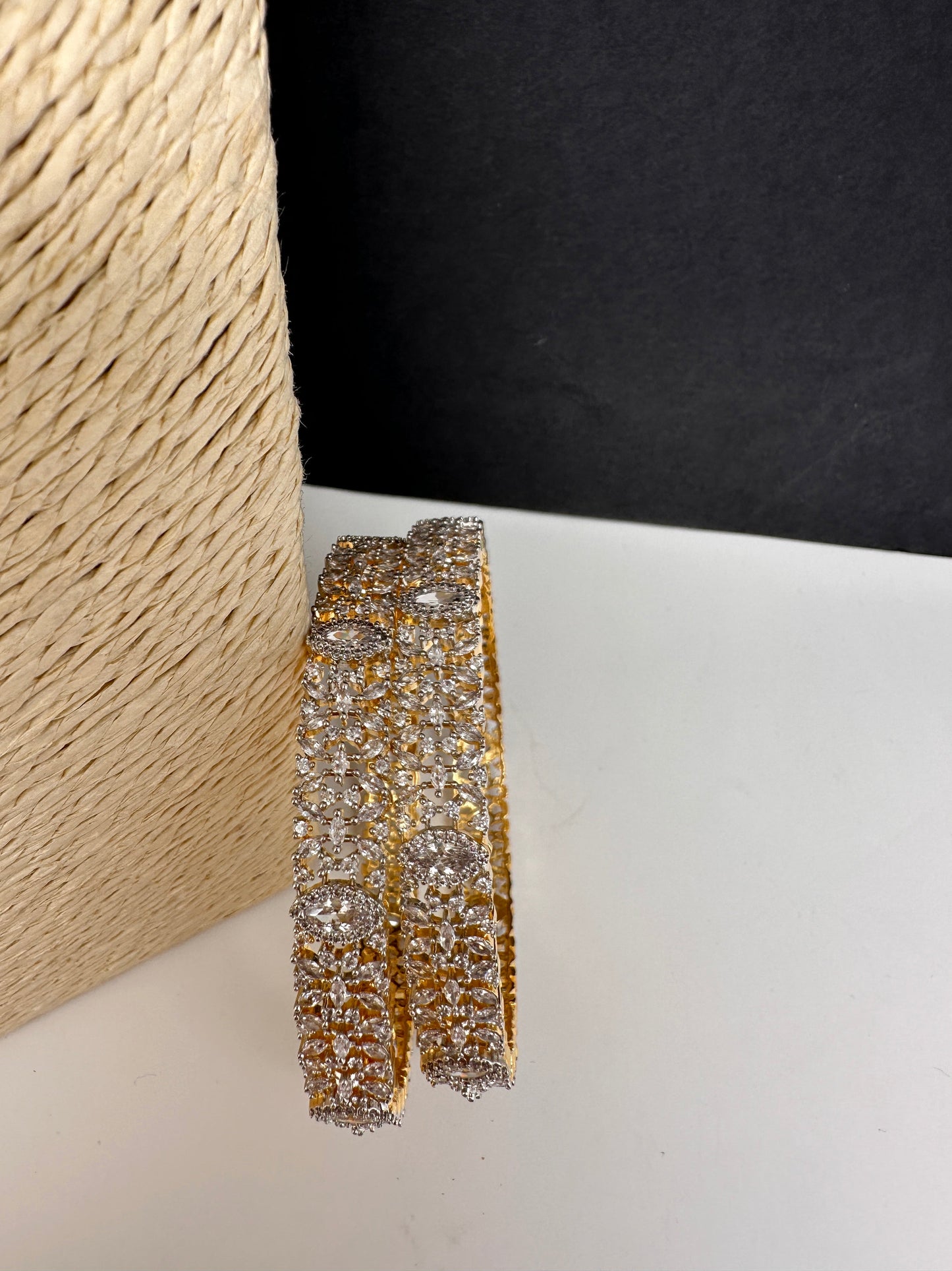 American Diamonds Clear Stone Bangle