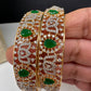 AD Emerald Diamond Bangles