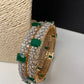 AD Emerald Marquise Diamond Bangles