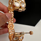 Kundan Pearls Openable Kada Bangles
