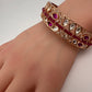 Kundan Pink Openable Kada Bangles