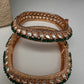 Kundan Green Beads Openable  Square Kada Bangles