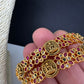 Goddess Lakshmi Kassu Kemp  Bangles