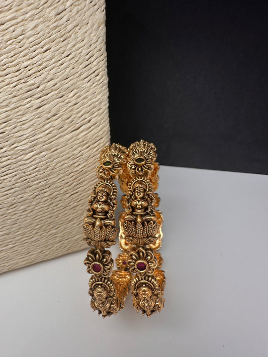 Goddess Lakshmi Nakshi Kemp Bangles
