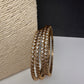 Matte CZ Victorian Bangles
