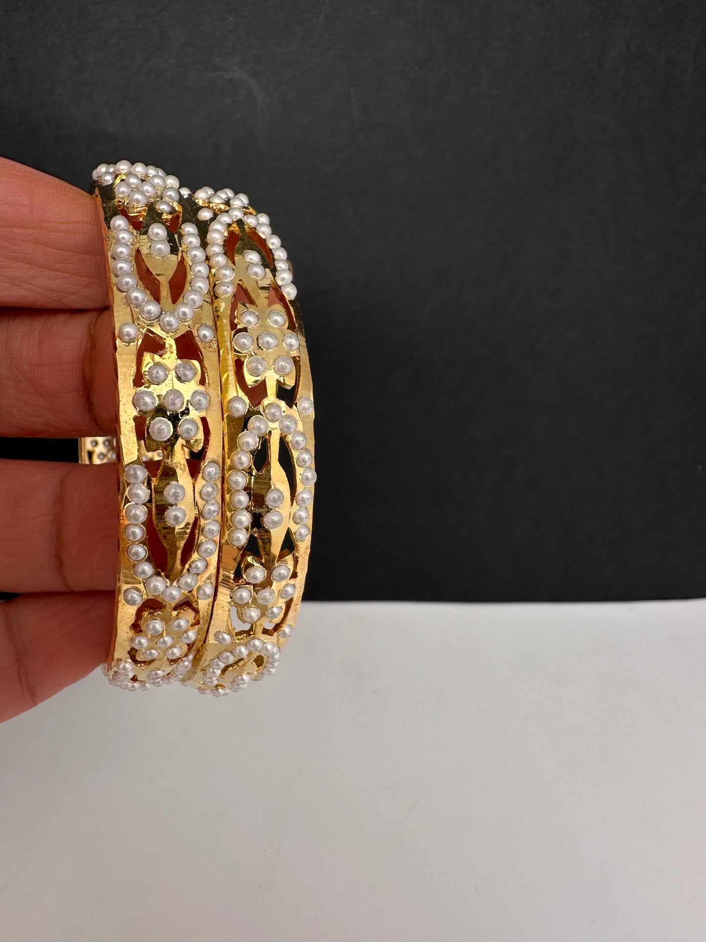 Hyderabadi Pearls Bangles