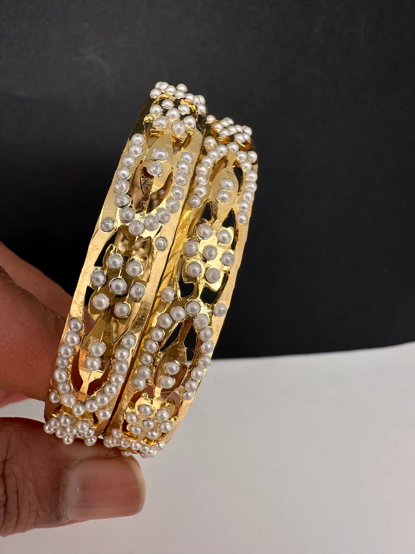 Hyderabadi Pearls Bangles