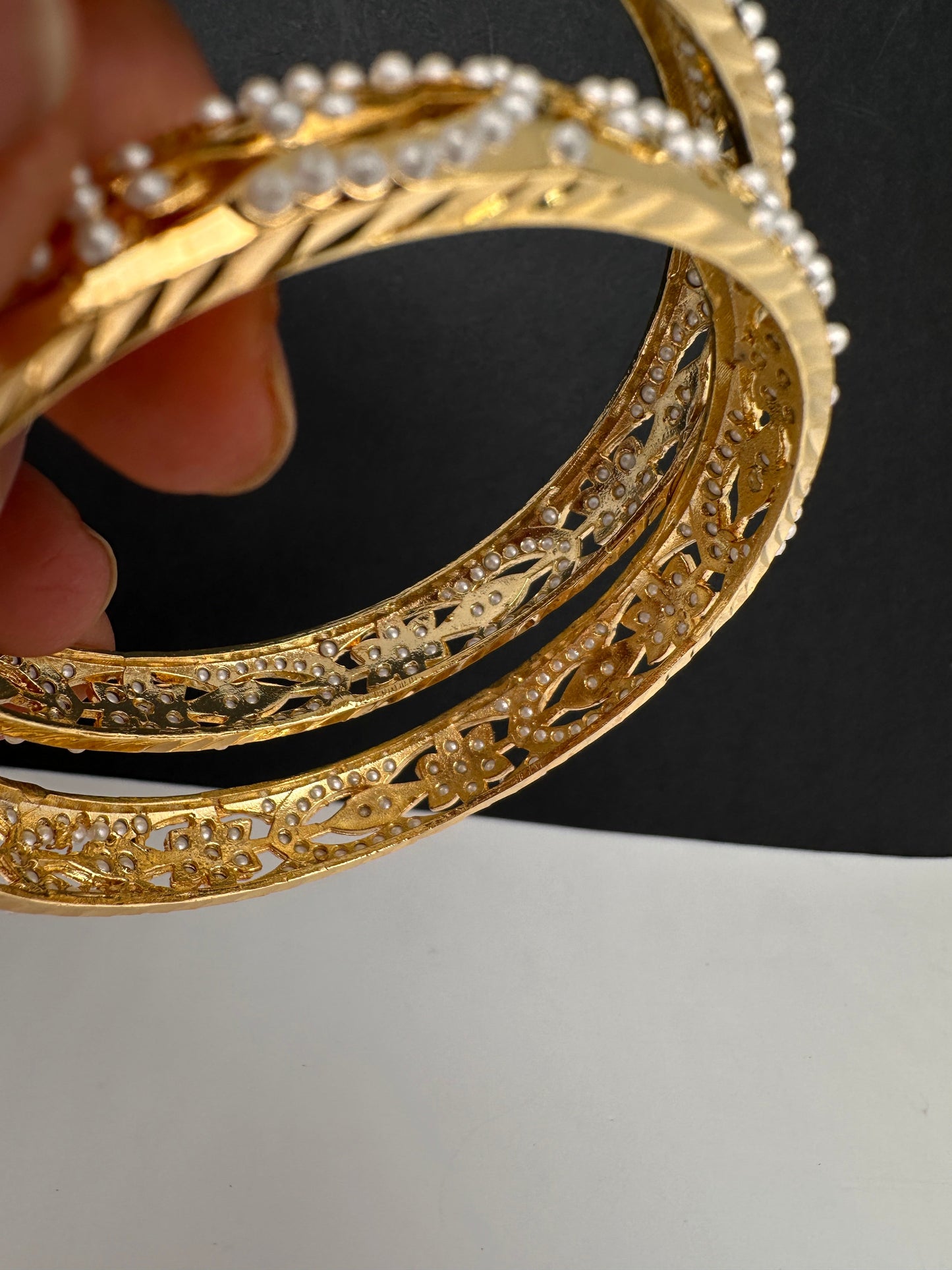 Hyderabadi Pearls Bangles