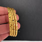 Plain Gold Bangles Set of 4