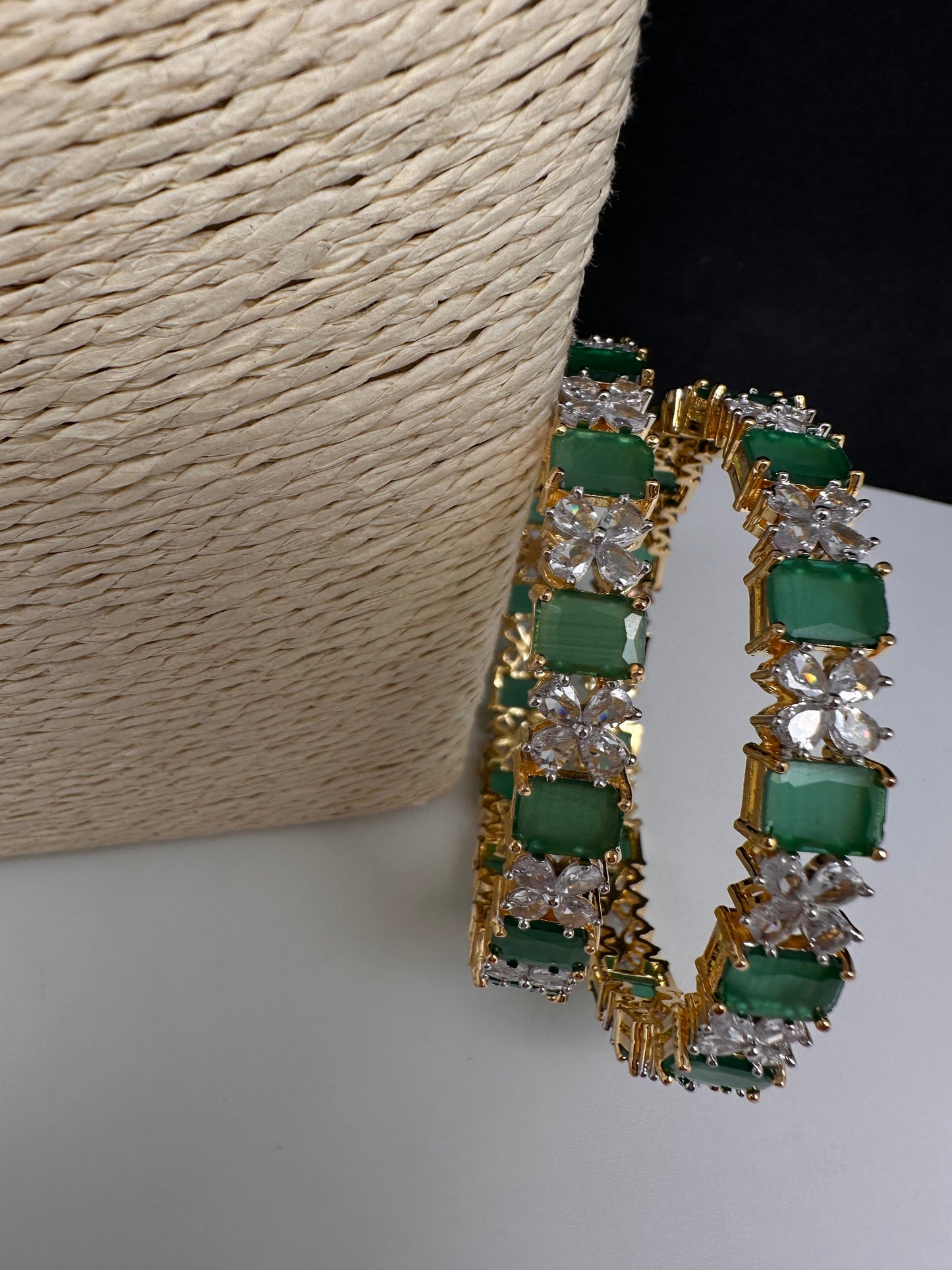 Emerald AD Green Bangles