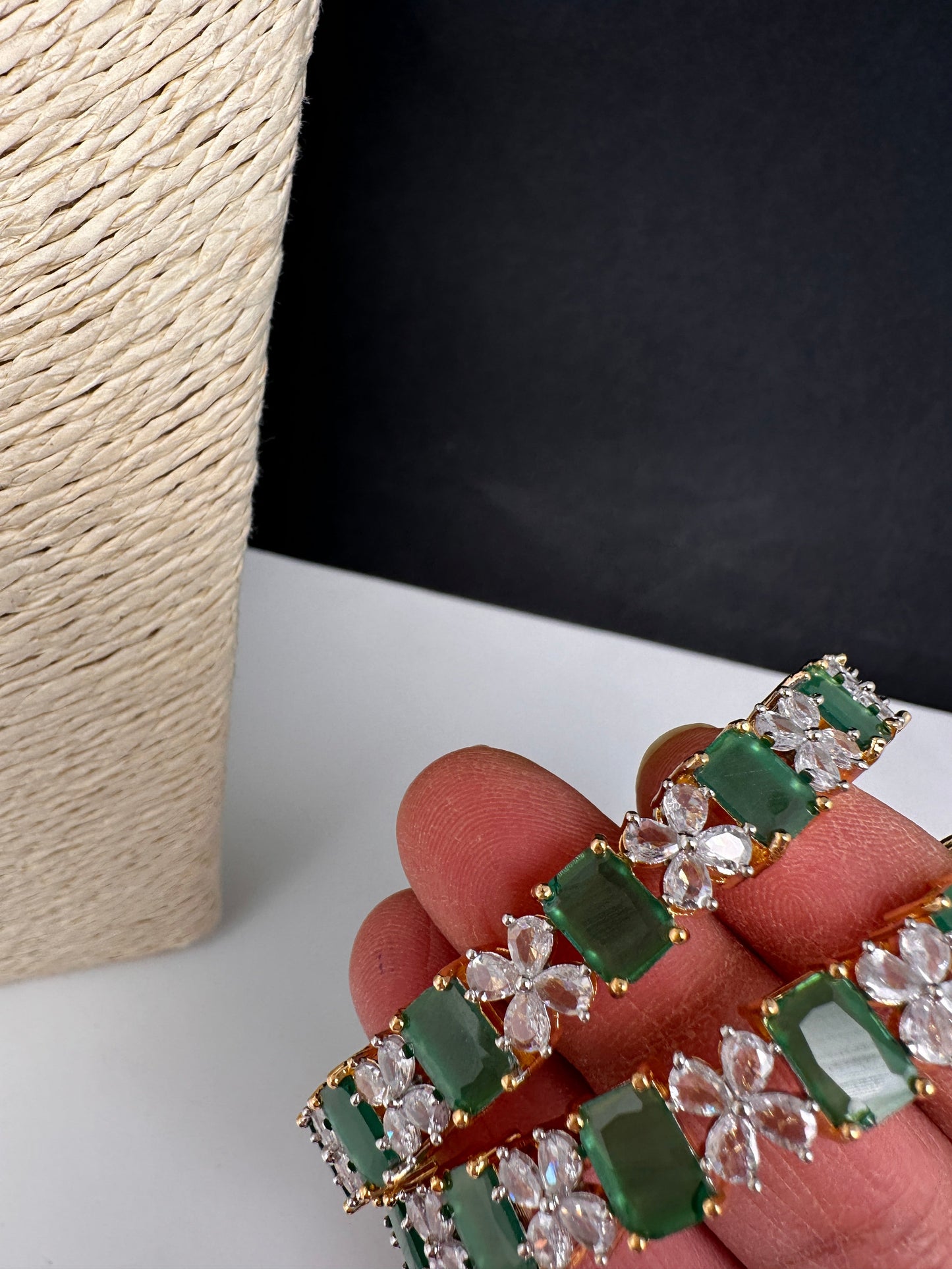 Emerald AD Green Bangles