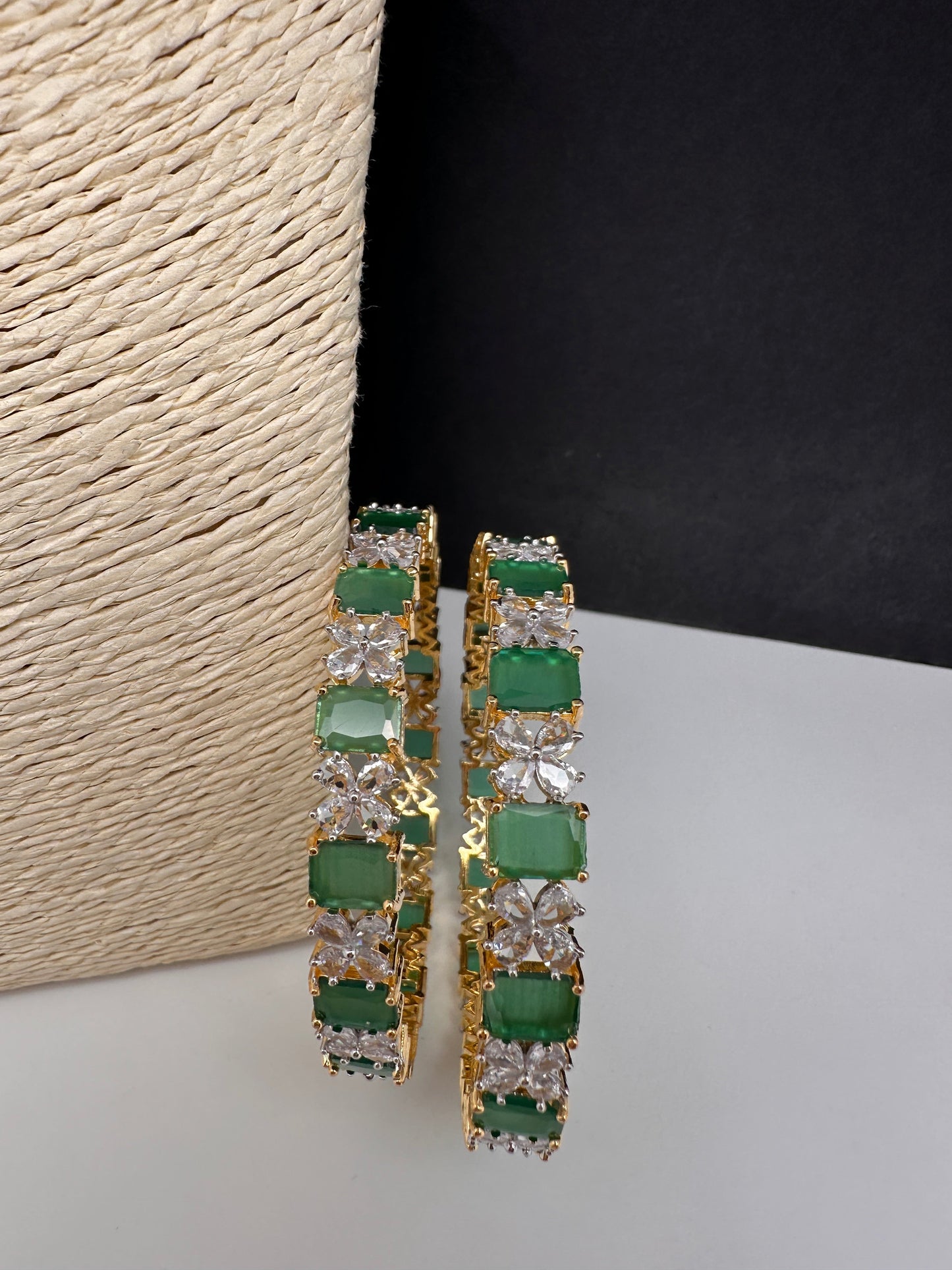 Emerald AD Green Bangles