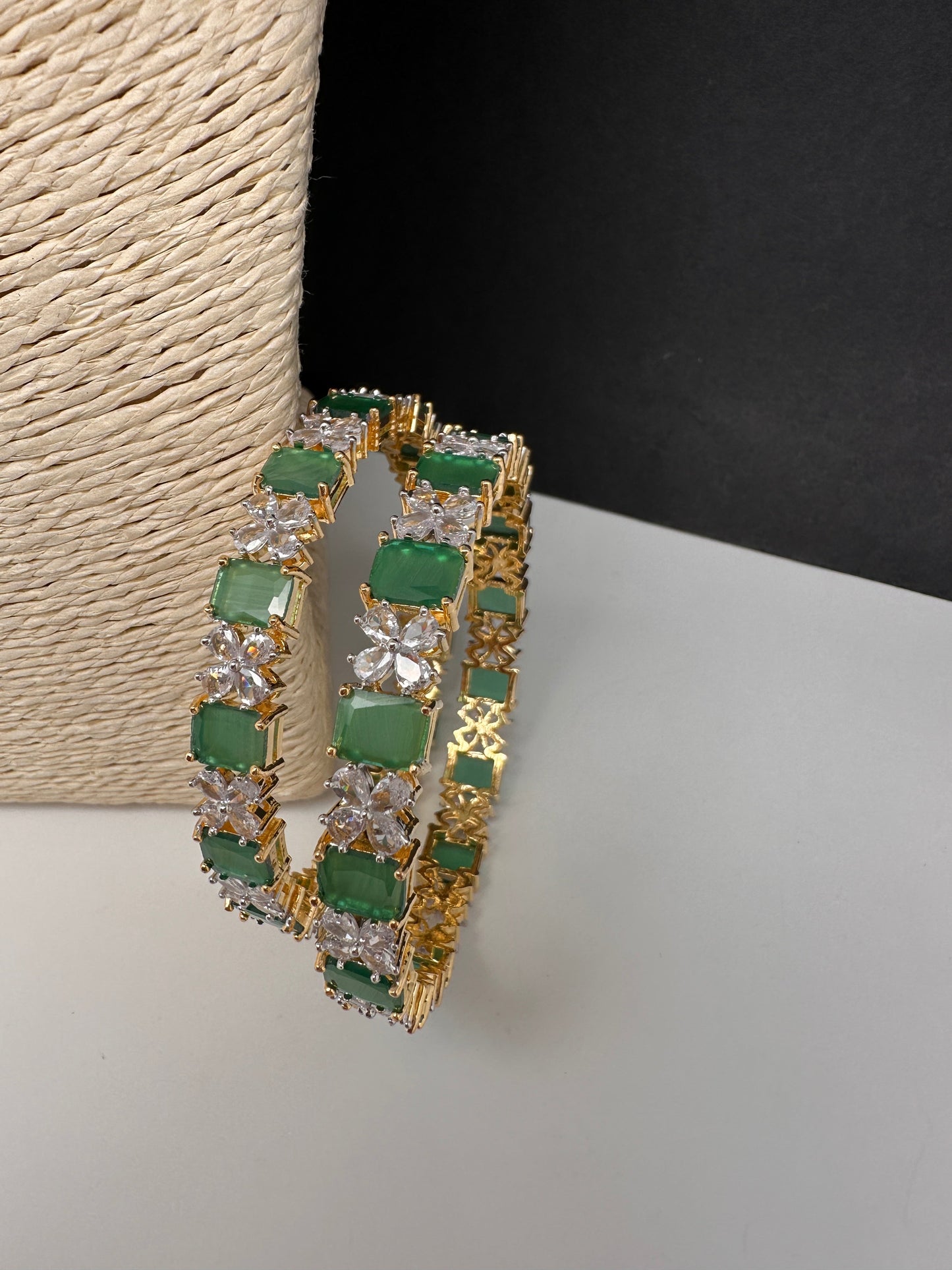 Emerald AD Green Bangles