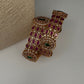 Kemp Red Green Kada Bangles - 2.8