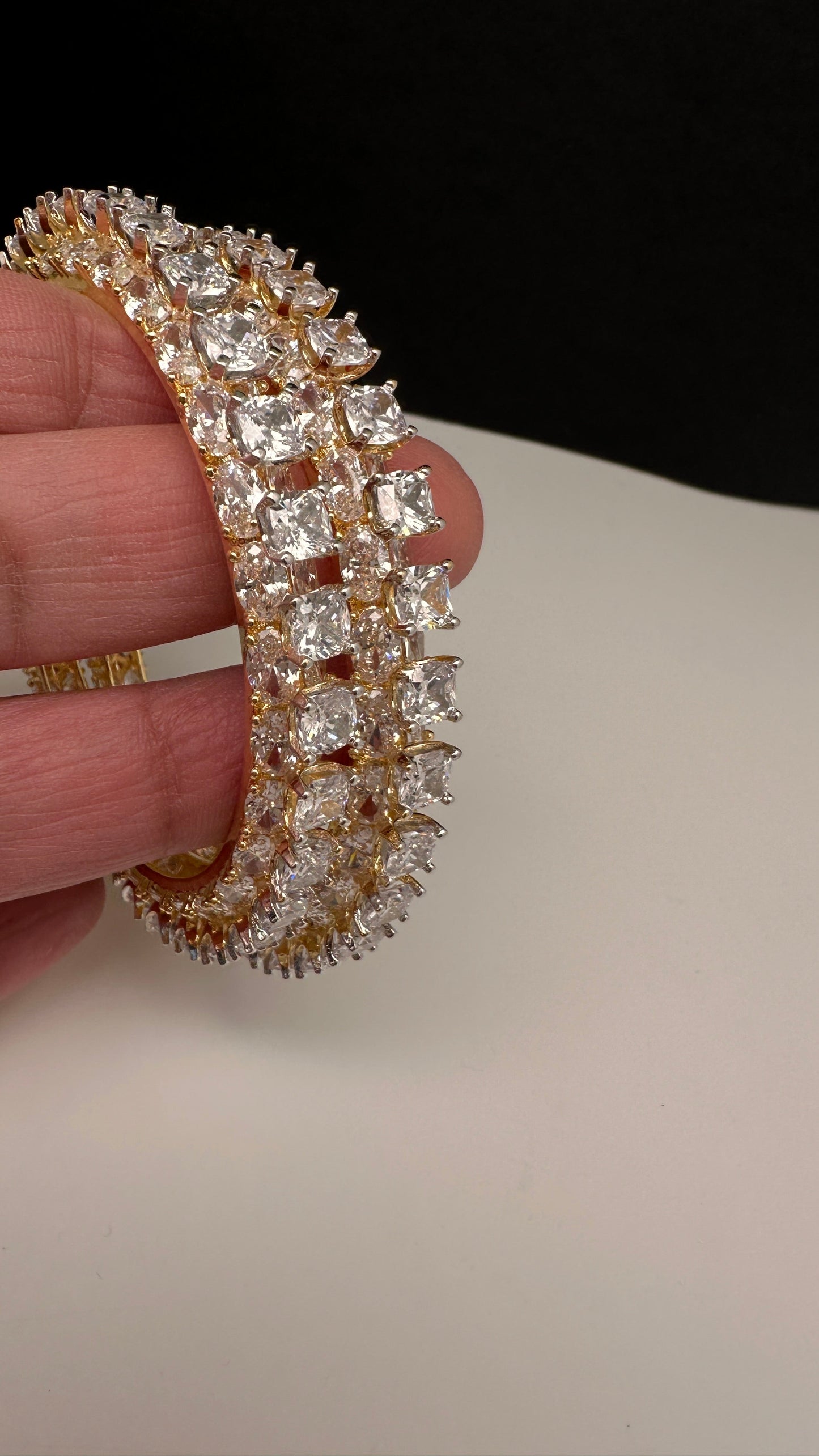AD Diamond Kada Bangles - 2.8