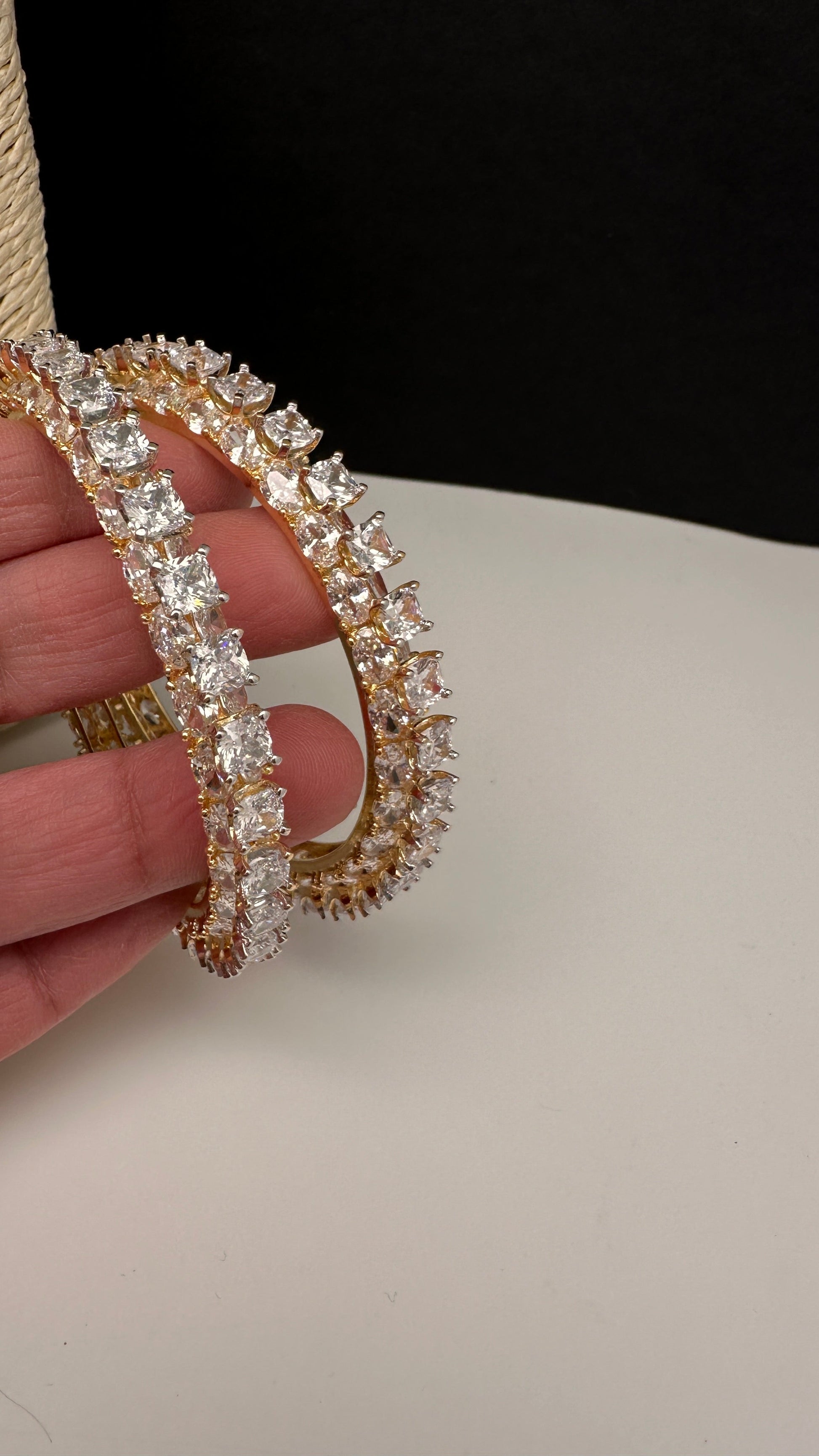 AD Diamond Kada Bangles - 2.8